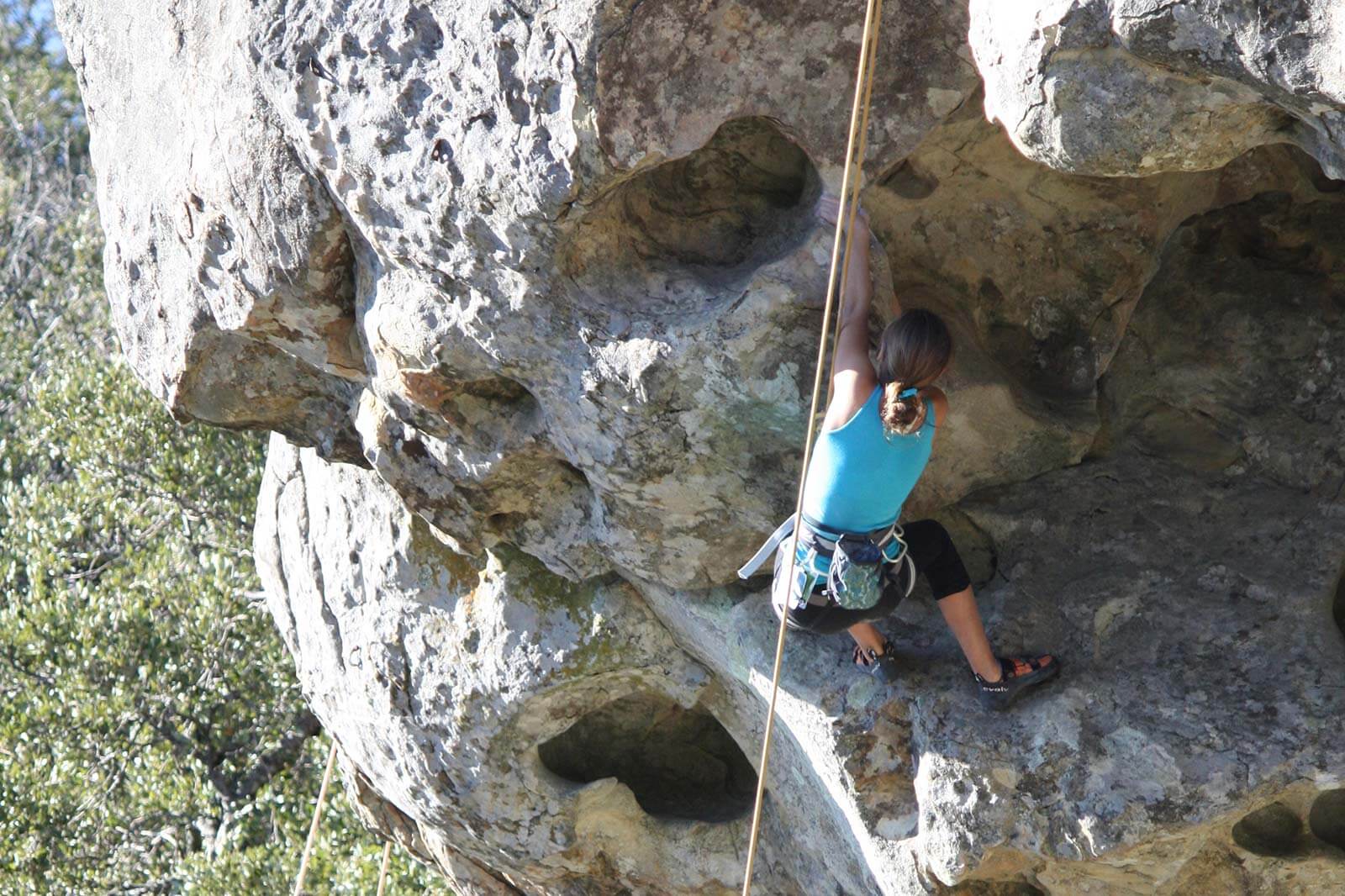 Climbing Castle Rock by Shelley Ratay