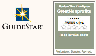 GuideStar and GreatNonProfit logos